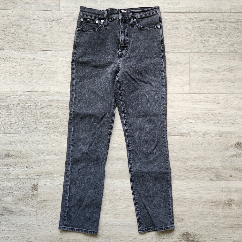 Madewell The Perfect Vintage Jean Black Jeans Womens 26 Casual